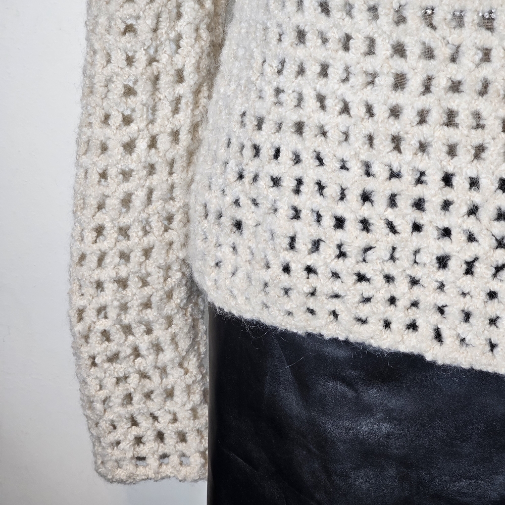 Zadig & Voltaire Massimo Hook Sweater - Women's Size S - Oversized Chunky Knit - Picture 6 of 10